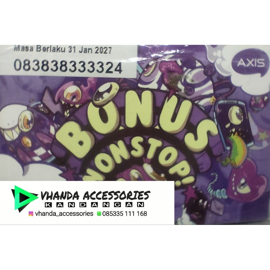 Nomor Cantik Axis 08 3838 3333 24.