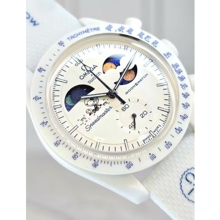Jam tangan Quartz Chronograph X Planet Velcro strap fullset