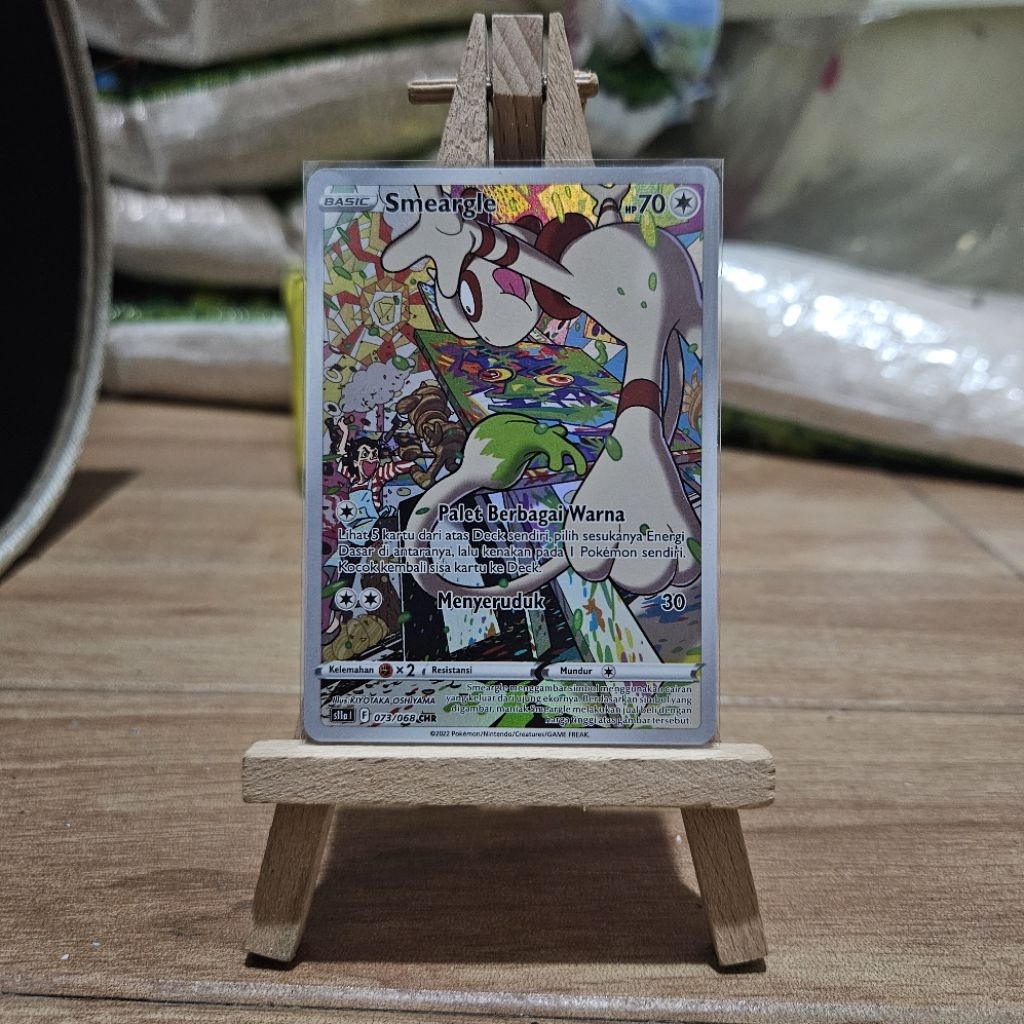 Smeargle CHR 073/068 s11a Arkana Memuncak Pokemon TCG Indonesia