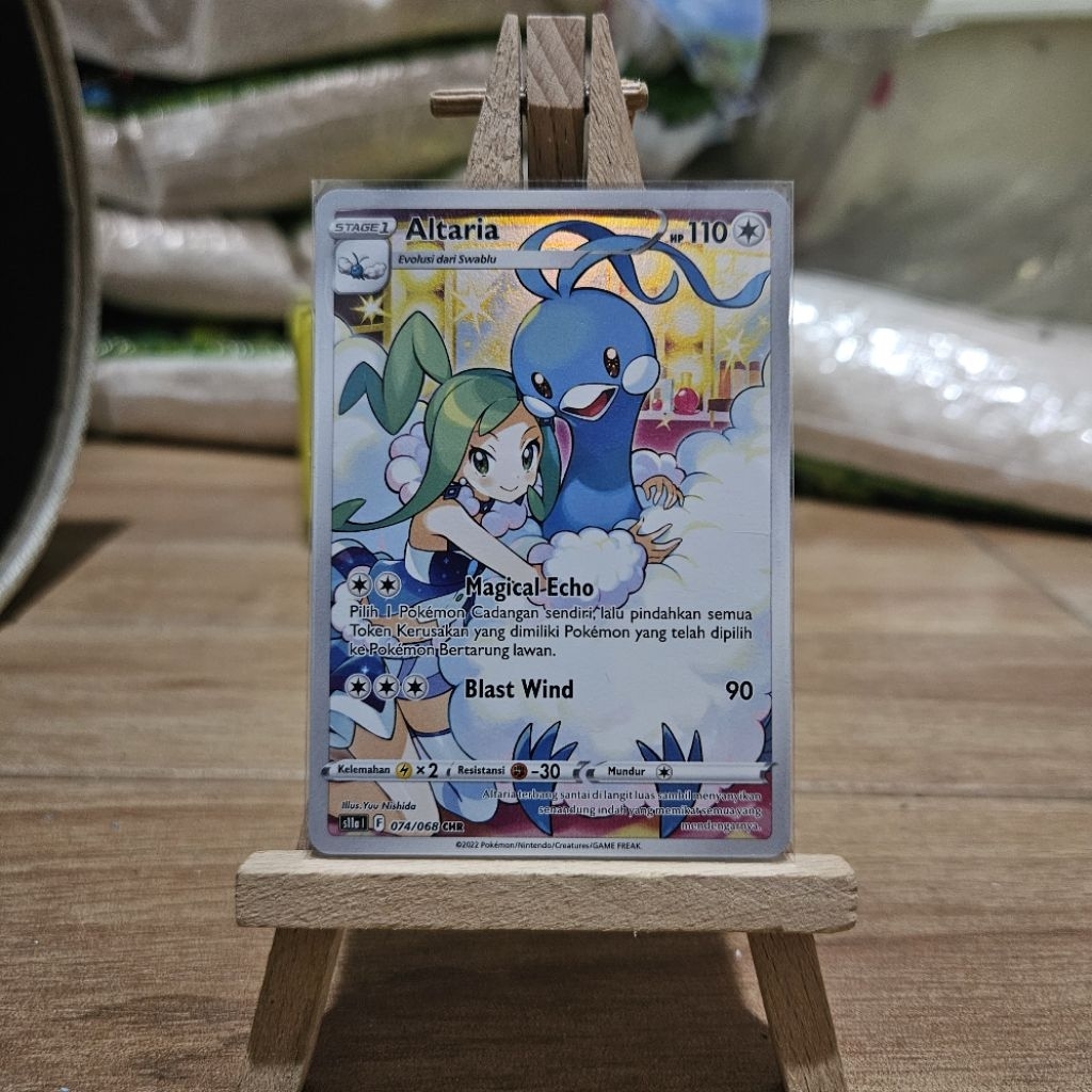 Altaria CHR 074/068 s11a Arkana Memuncak Pokemon TCG Indonesia