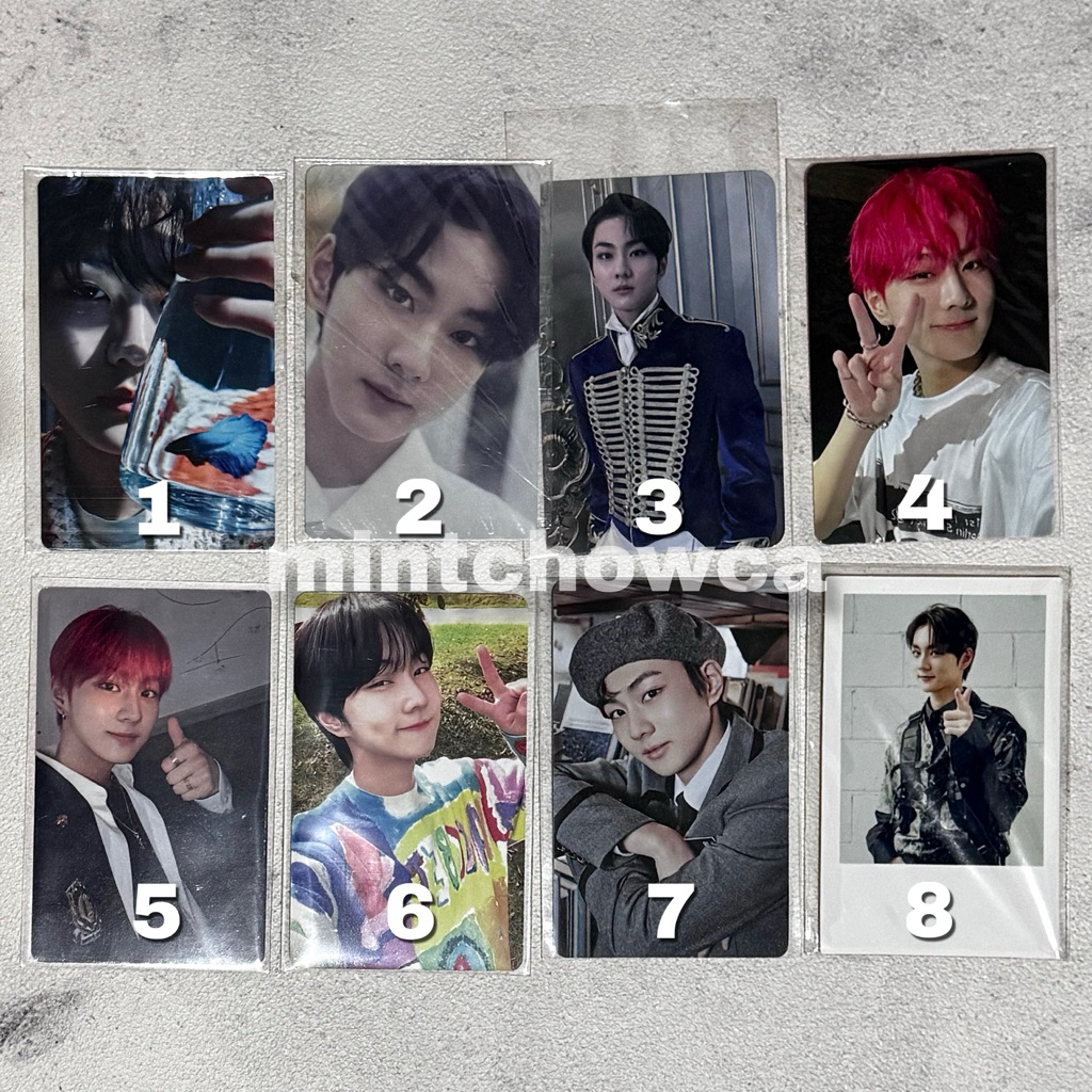 Photocard Jungwon Enhypen Border Carnival Hakanai Yizhiyu Manifesto Day 1 Ggu Ggu Package Weather La