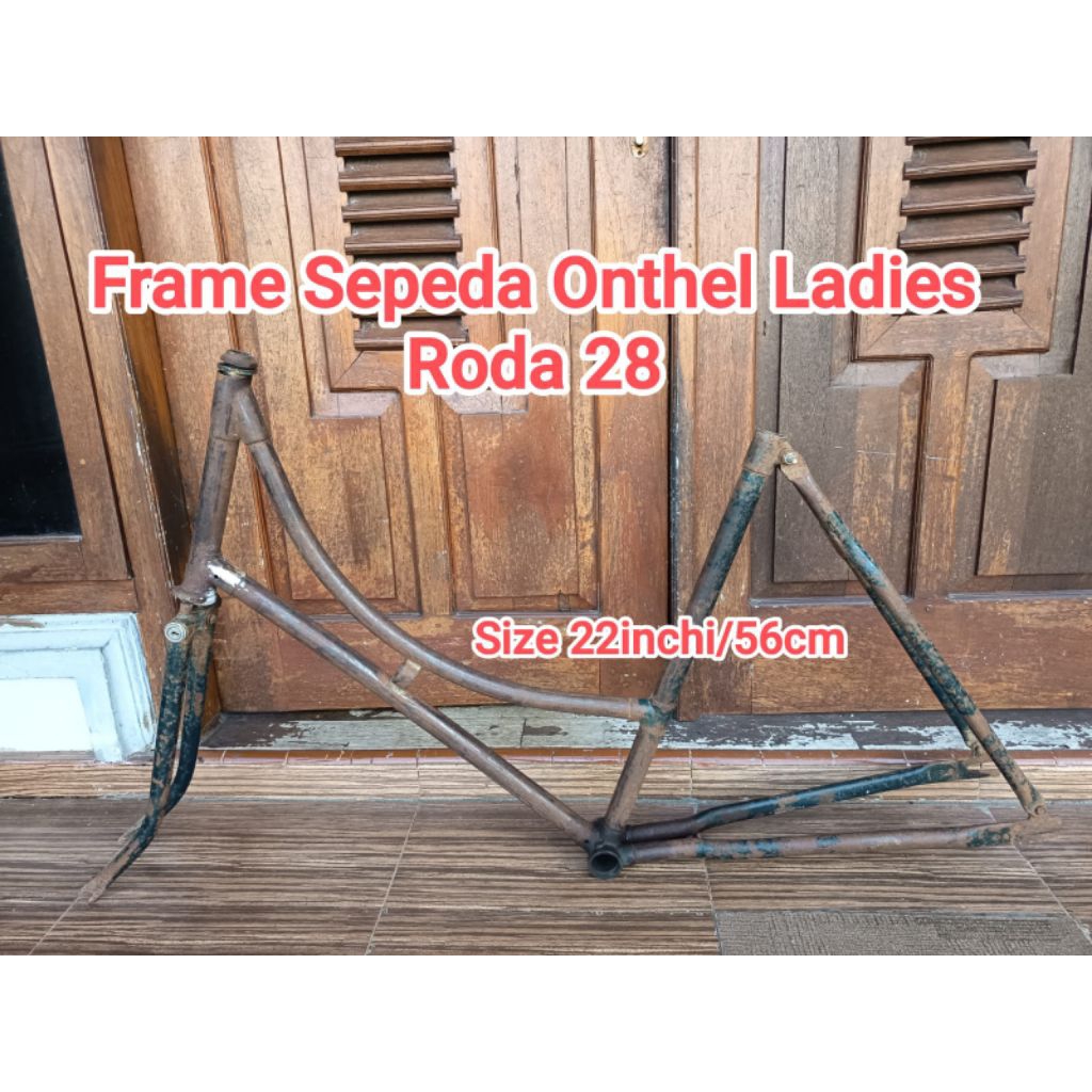 Frame Sepeda Onthel Ladies Size 22 Inchi
