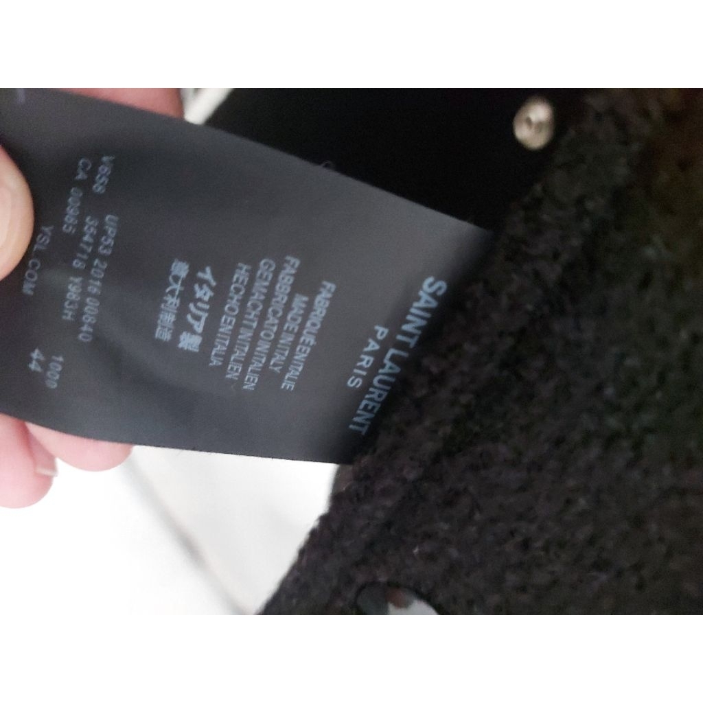 Yves Saint Laurent teddy jacket