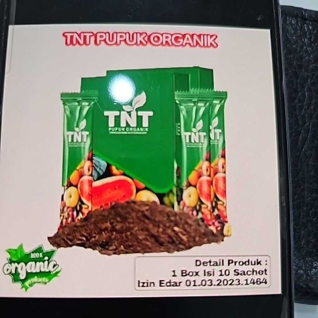 Pupuk Organik TNT teknologi NANO isi 10 saset
