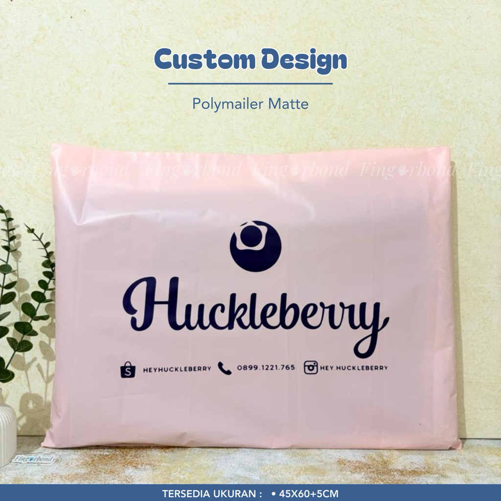 CUSTOM POLYMAILER 45x65 MATTE PREMIUM