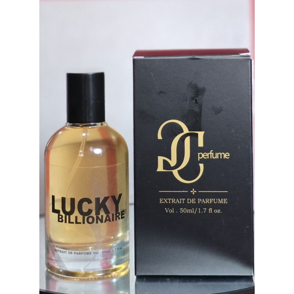 lucky billionaire extrait de parfum by DC perfume 50ml dan 35ml inspired by paco rabanne 1 million l