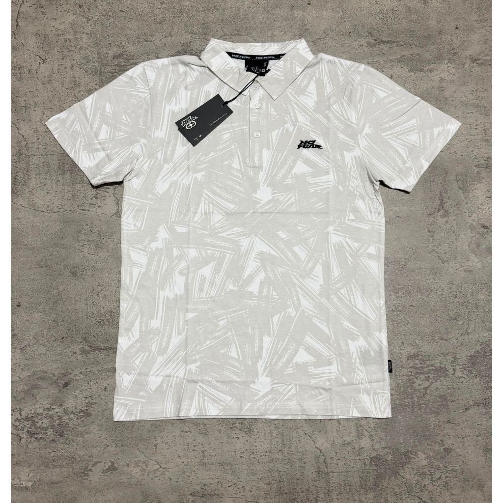 Kerah Printing No Fear Premium//Polo Shirt No fear FullPrint//Kerah Print Katun