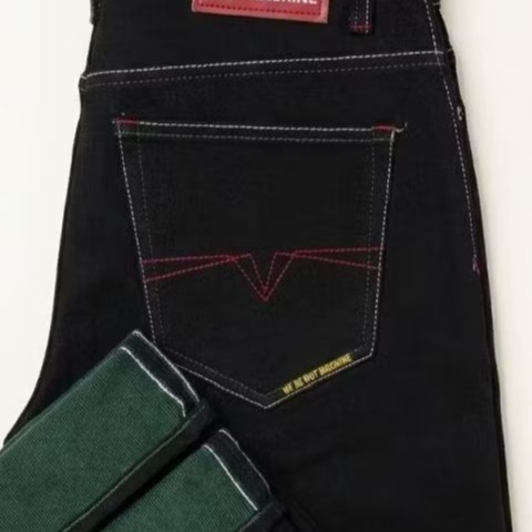 Celana Denim Selvedge Pria - Denim Kaku, Slim Fit, Selvedge 17oz