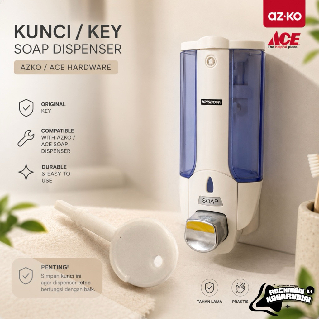 kunci dispenser sabun key chain dispenser soap Ace Hardware