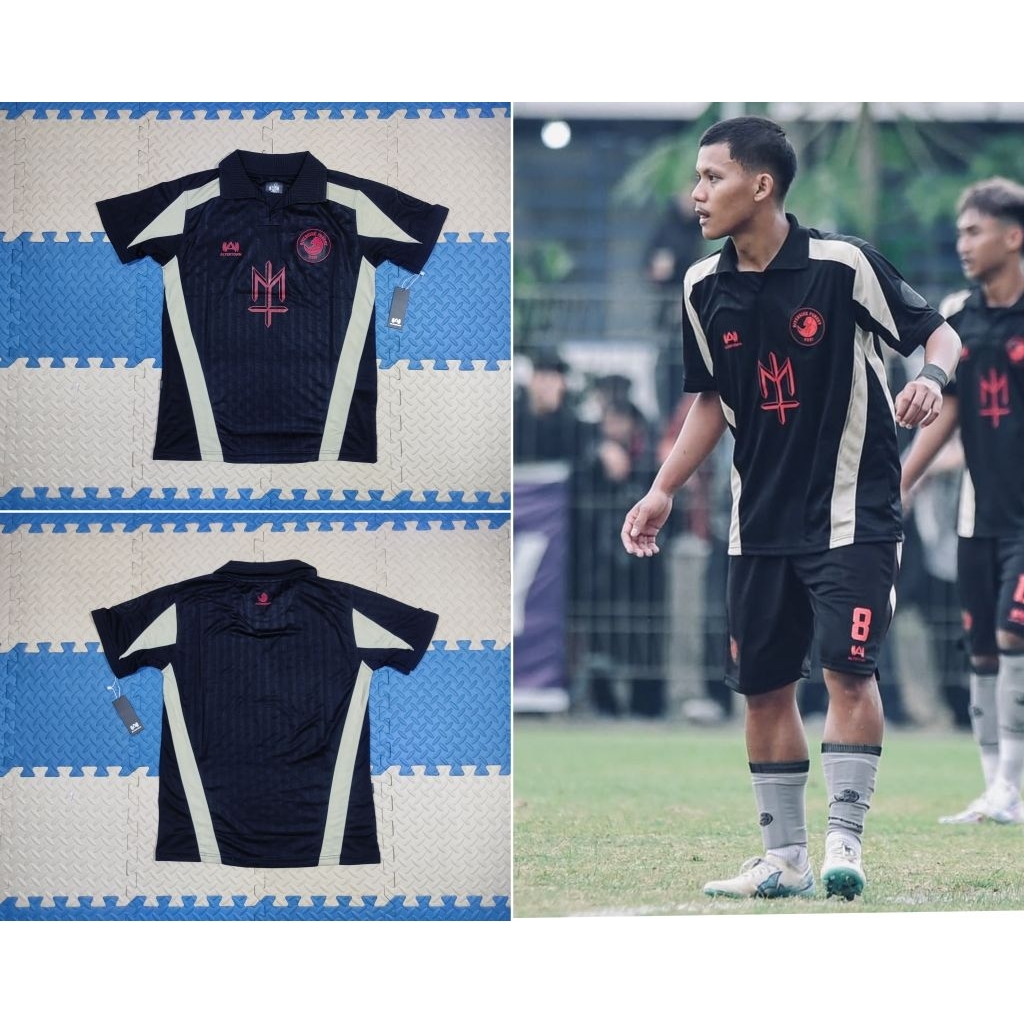 Jersey Riverside Forest FC x Maternal Liga 4 2025/2026 Seri 2 Jawa Barat Original - BLACK Pakaianmus