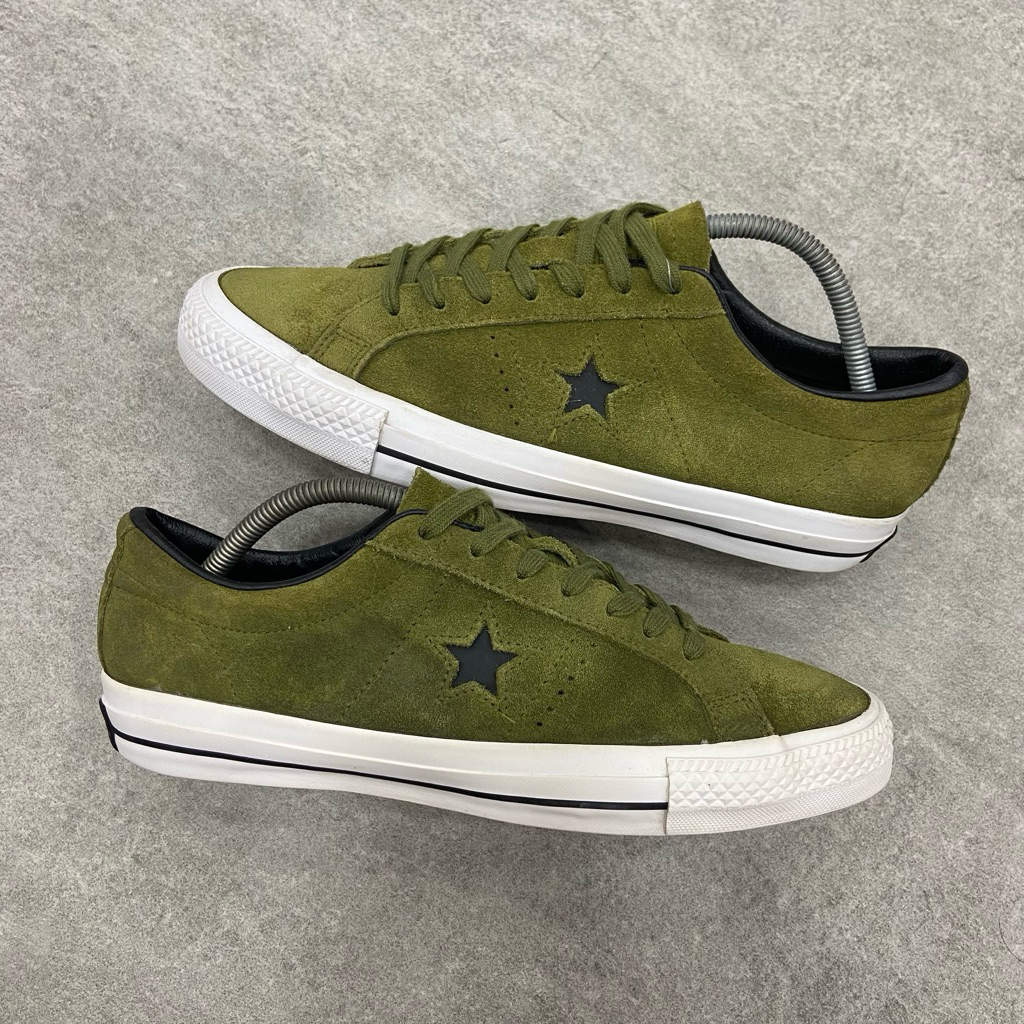 [Size 42] Rare Converse One Star Skateboarding Japan Suede Low Imperial Green 2015 (149868C) Second 
