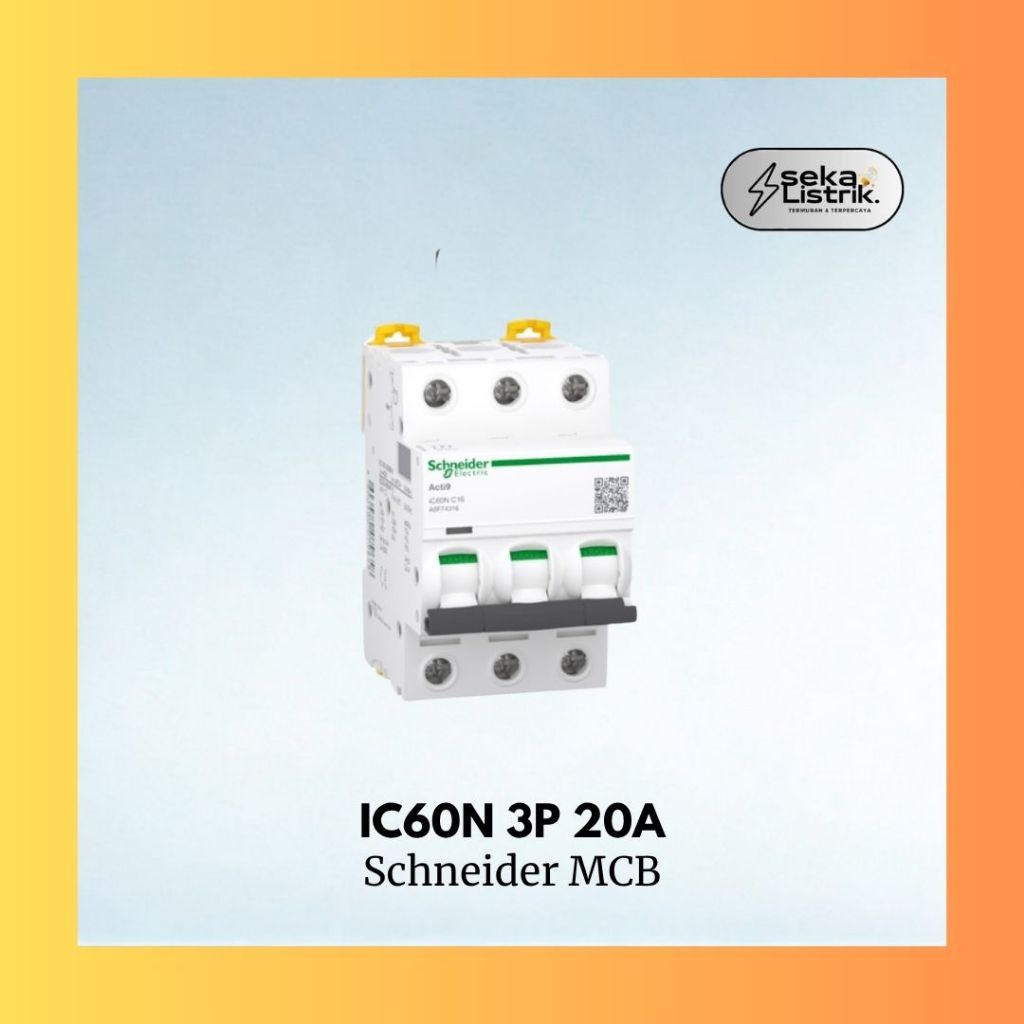 Schneider MCB iC60N 3P 20A