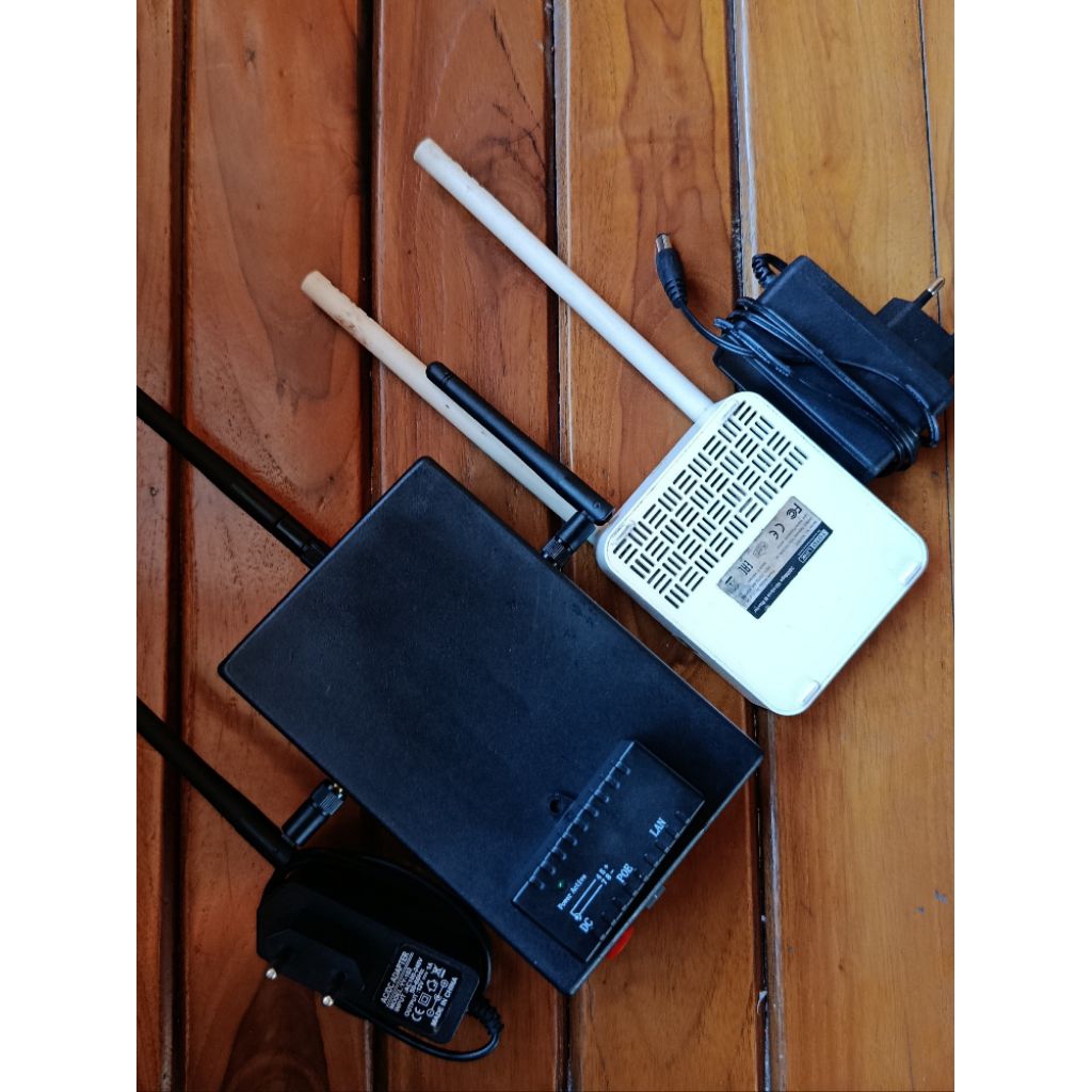 router tenda F3 modif outdoor dan router totolink n200re alat tembak wifi tetangga