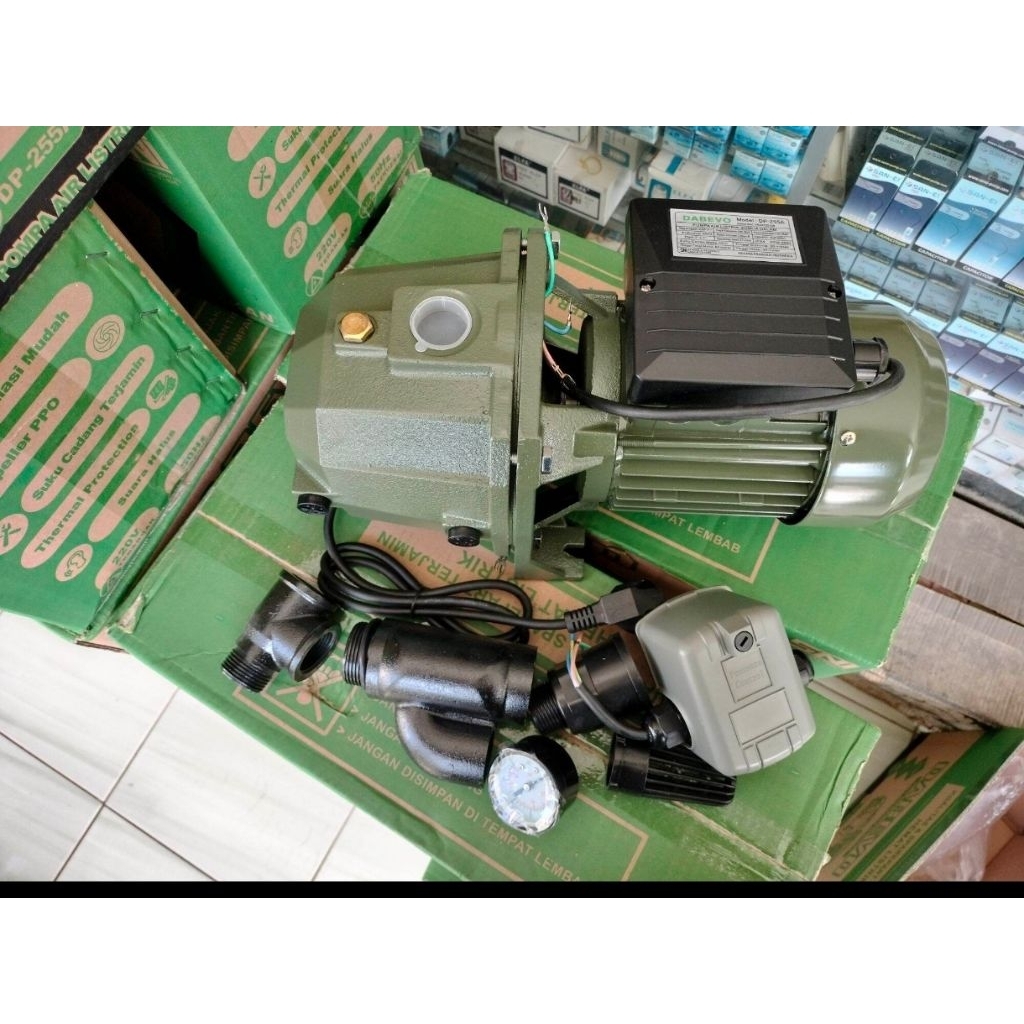 pompa jet pump dab evo 255a 250watt gulungan tembaga bergaransi