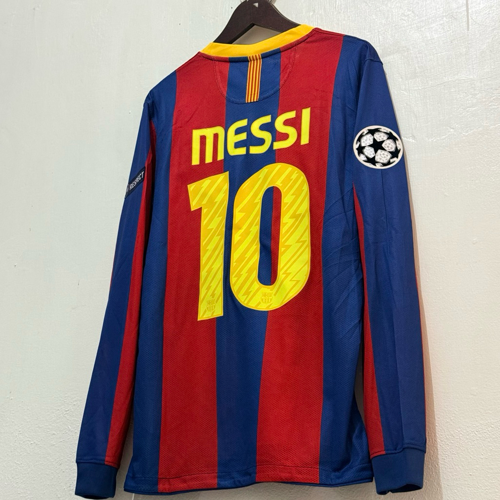 JERSEY BARCA HOME 2010-2011 LONGSLEEVE PLAYER ISSUE - MESSI
