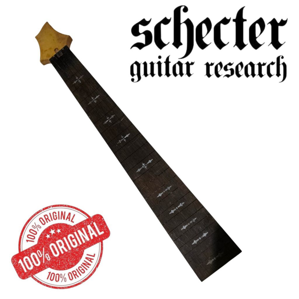 Neck gitar elektrik schecter demon 8 string original pabrikan