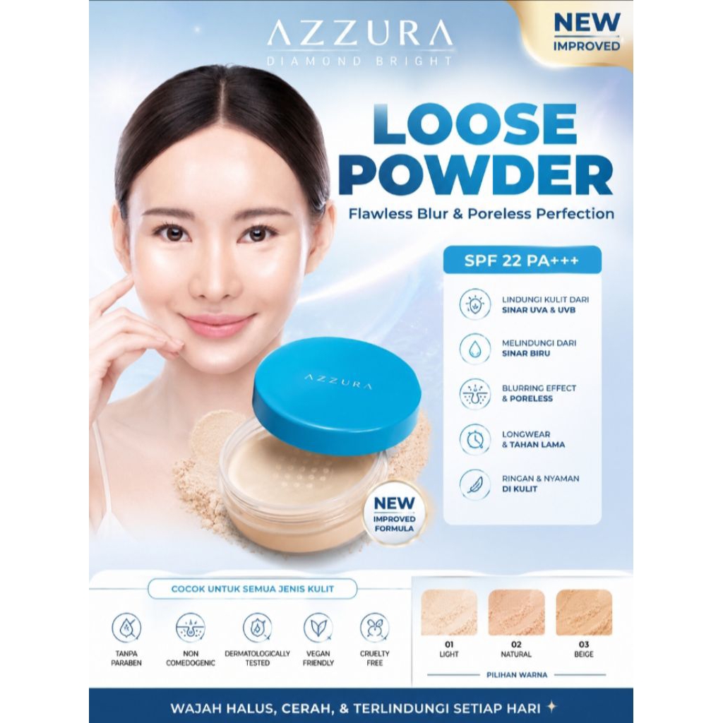 BEDAK AZURA LOSE POWDER