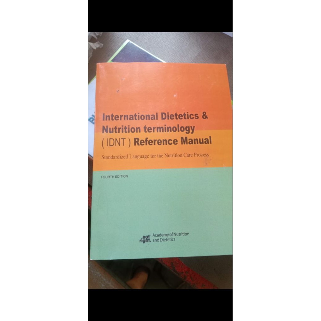 buku international dietetics & nutrition terminology manual IDNT