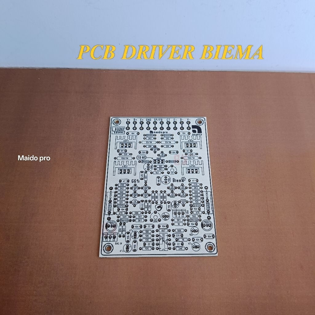 Pcb Biema clone buildup power amplifier