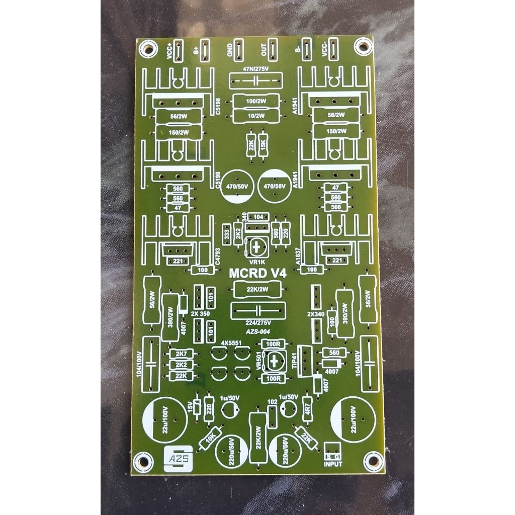 PCB Driver Power Amplifier MCRD V4 Mono AZS - 004