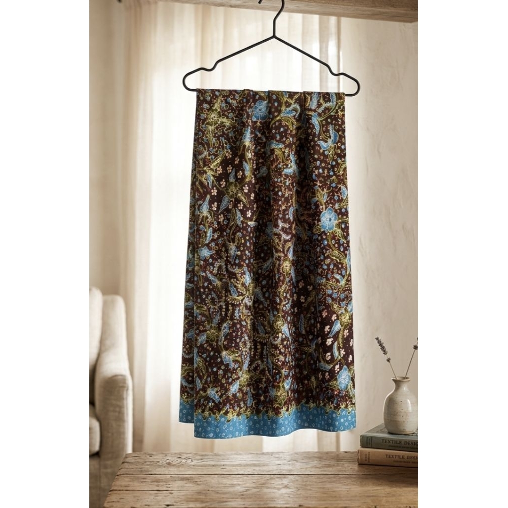 Ready Soil Brown-saphir Blue-hijau Batik Tulis Asli Lasem Batik Lasem