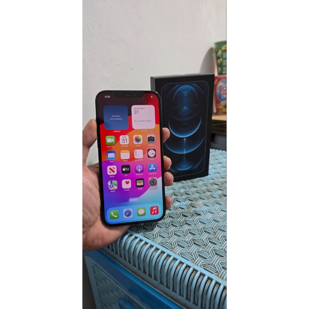 Second Iphone 12 Pro Max 128gb IBox Fullset