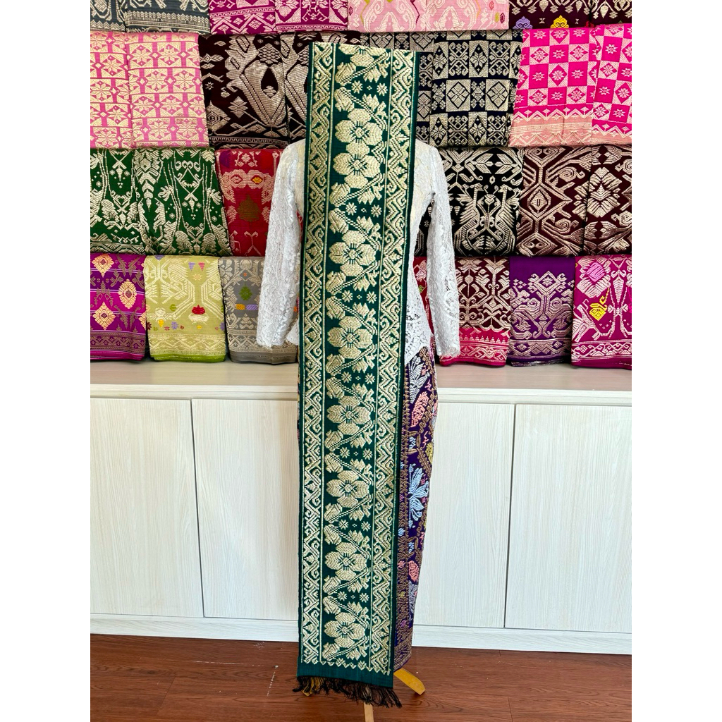 Selendang Songket Banyumas Cendana (Songket Asli)