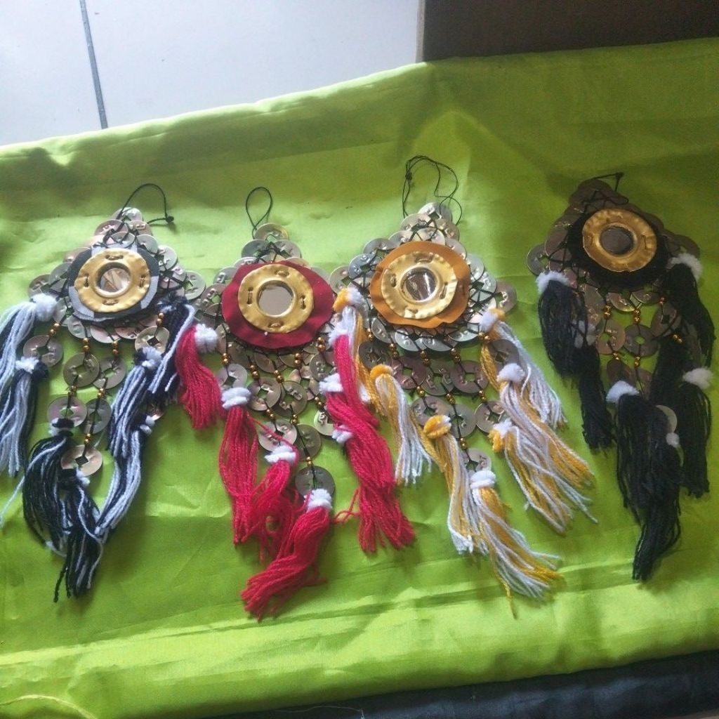 Tamiang kodok Tamiang pis bolong diameter 12 cm.per pcs.
