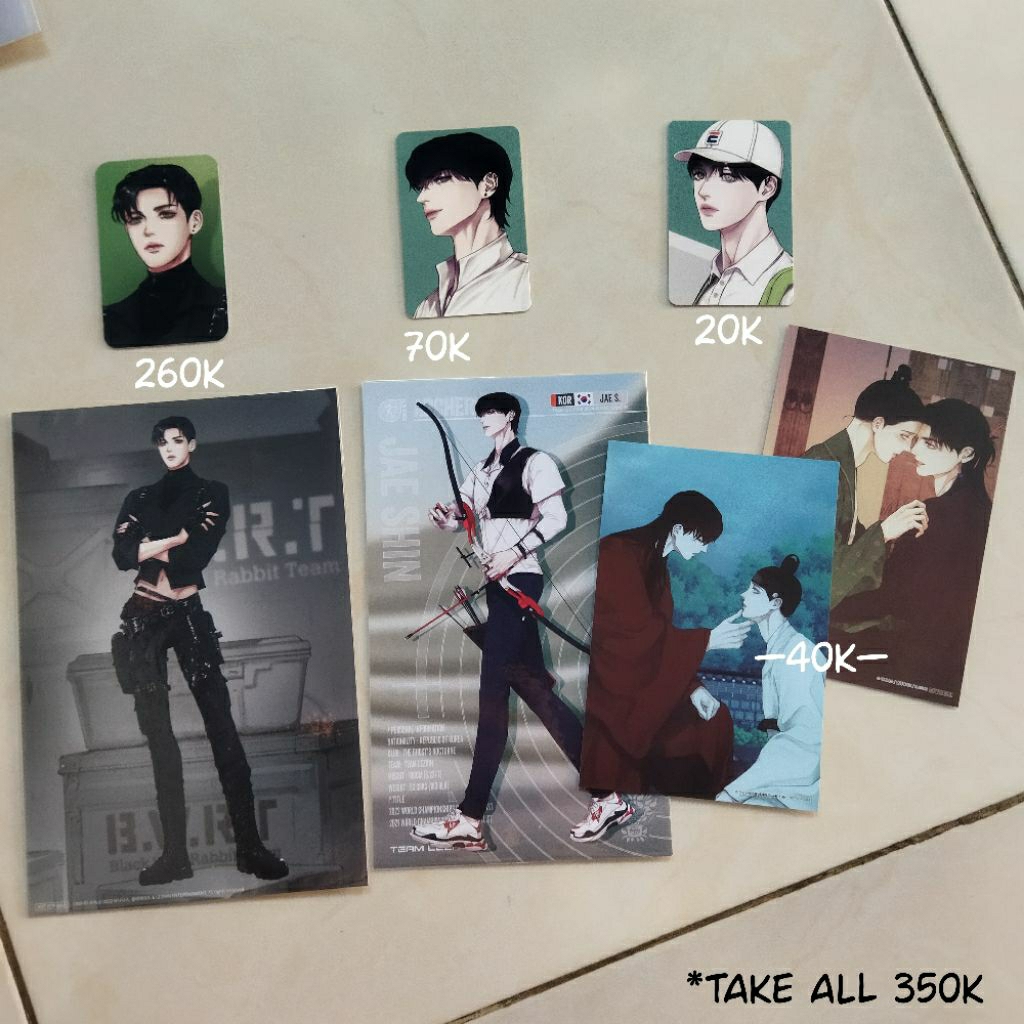 (JUAL MURAH) LEE NOK BWRT LEZHIN SEASON GREETING 2023 BLACK WILD RABBIT TEAM SG24 TEAM LEZHIN JAESHI