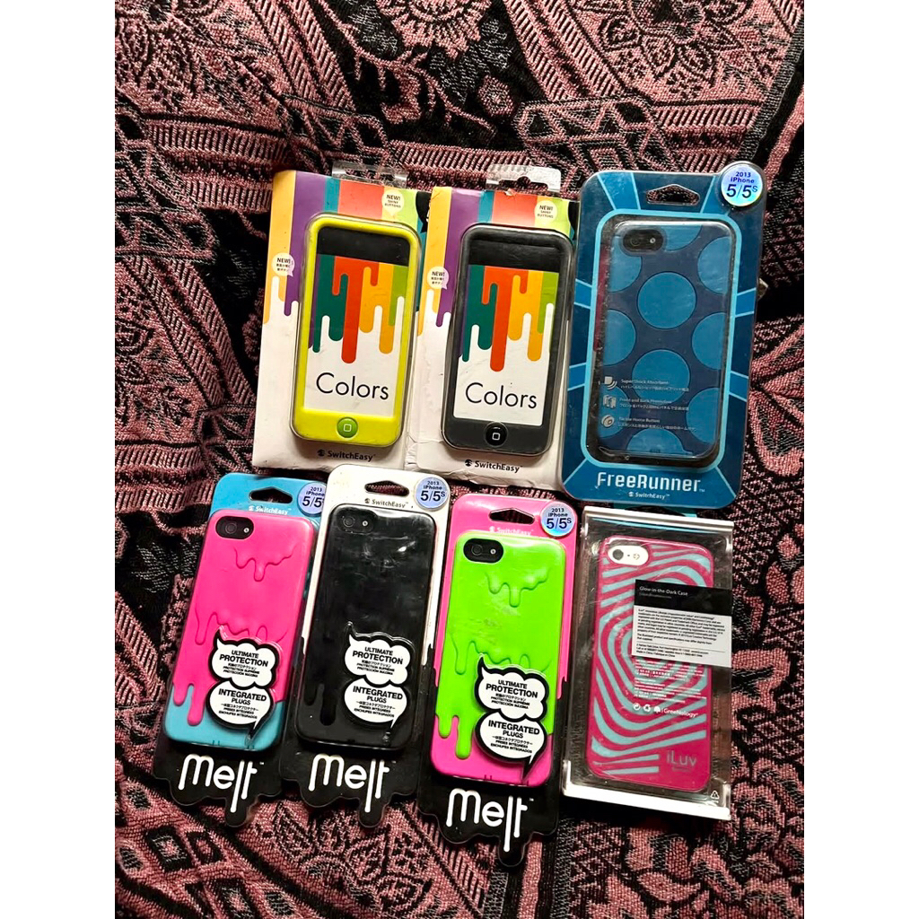 Case casing ip iphone 5 5s 5se se gen 1 2016 jacket case melt full body 360 nos langka softcase hard