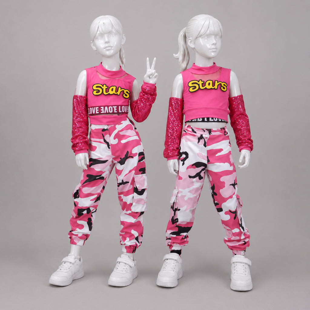 Kostum Baju Dance Anak Wanita Korea Modern KPop