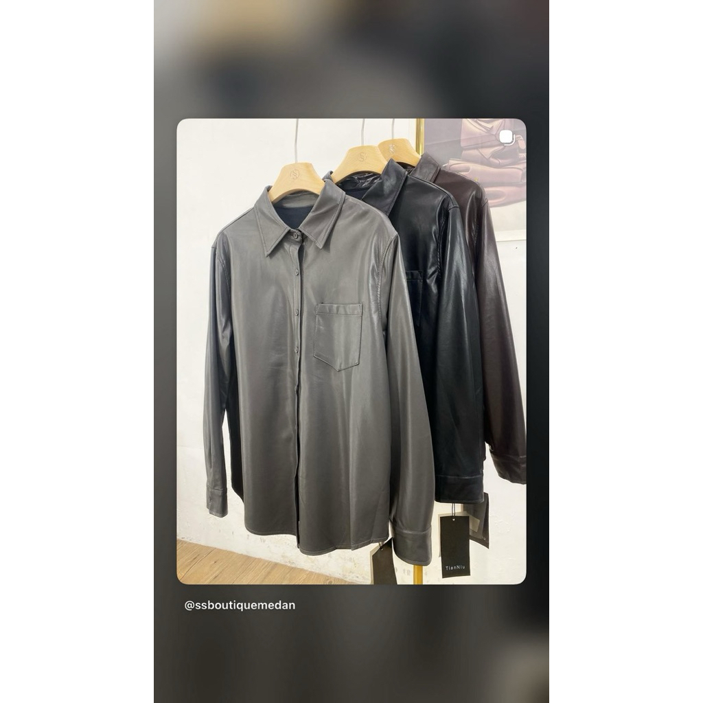 LEATHER SHIRT