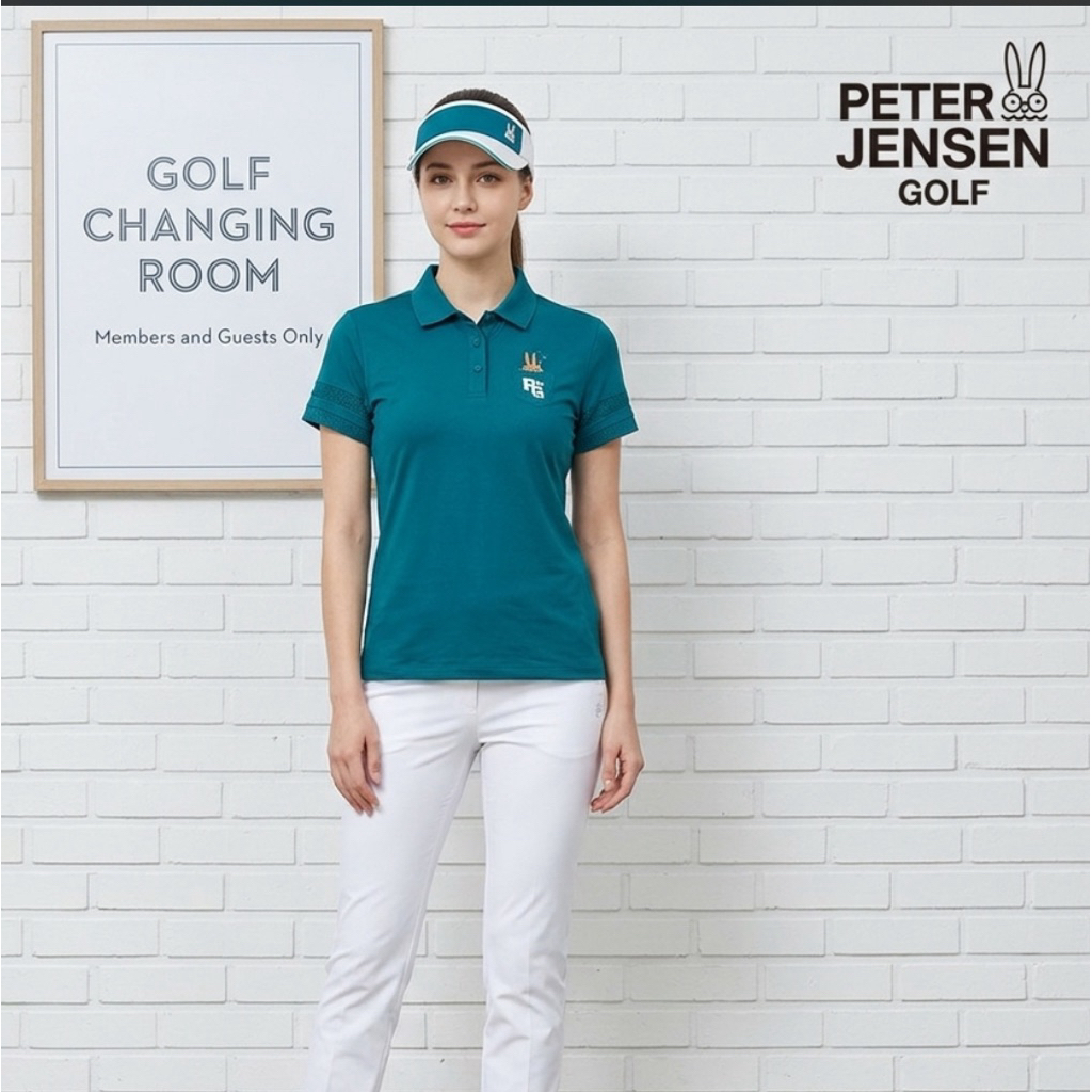 Kaos Polo Dry PETER JENSEN PG GOLF Shirt Original Second Preloved