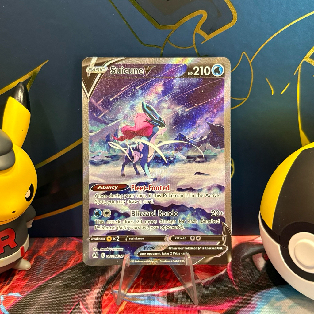 Suicune V GG38/G70 ENG - Alt Art - Crown Zenith - Pokemon TCG