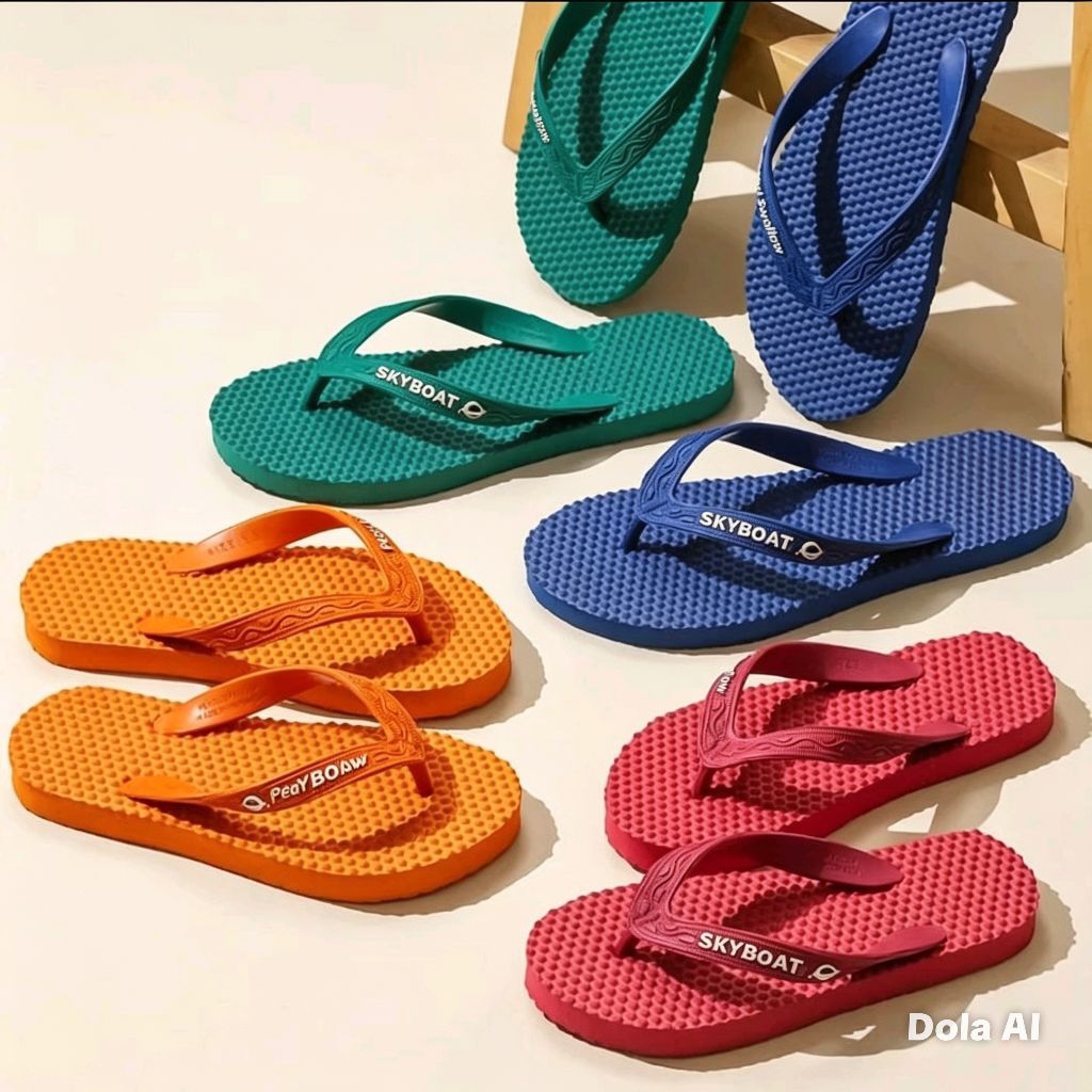 sandal sky boat duri sandal terapi