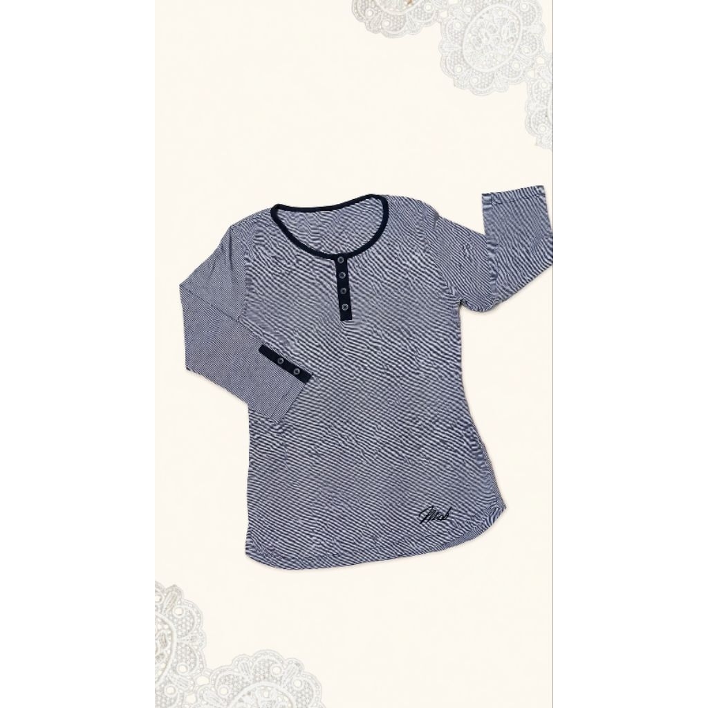 kaos stripe Mcb ladies Pl