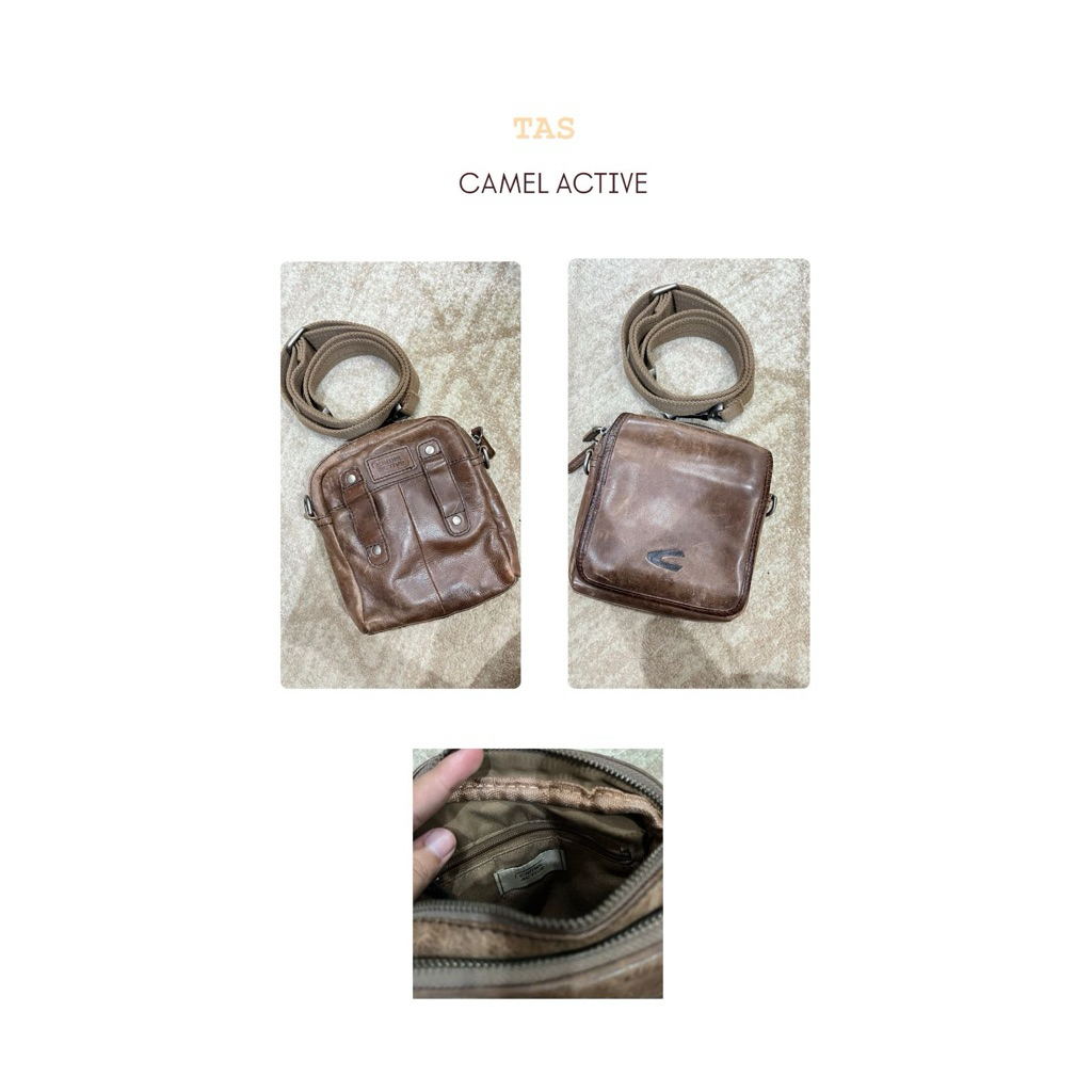(PRELOVED) tas camel active
