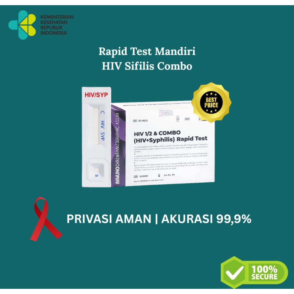 Test Mandiri Hiv & Syphilis Indec Kemasan Per Pcs