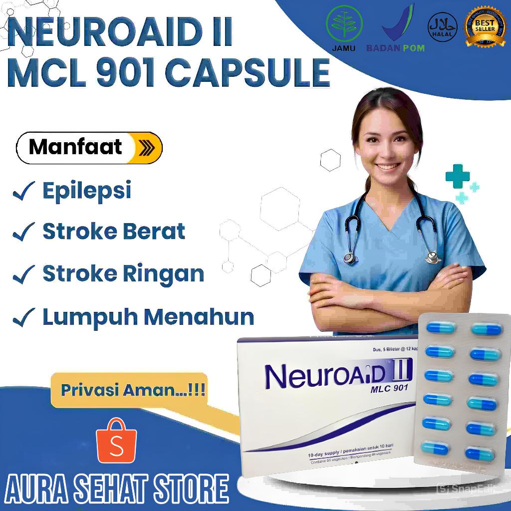 Obat STROKE NEUROAID II TERBAIK, OBAT STROKE BPOM RESMI, OBAT GEJALA STROKE AMPUH