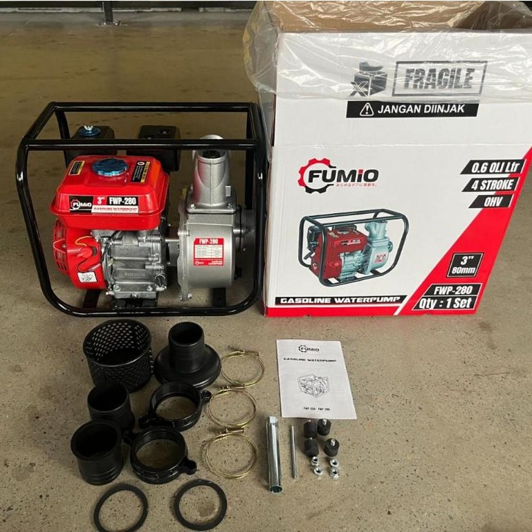 PROQUIP Waterpump 3" DIESEL PROQUIP QDP30 SOLAR / Water pump Alkon Pompa Air Irigasi Sawah Ladang Ke