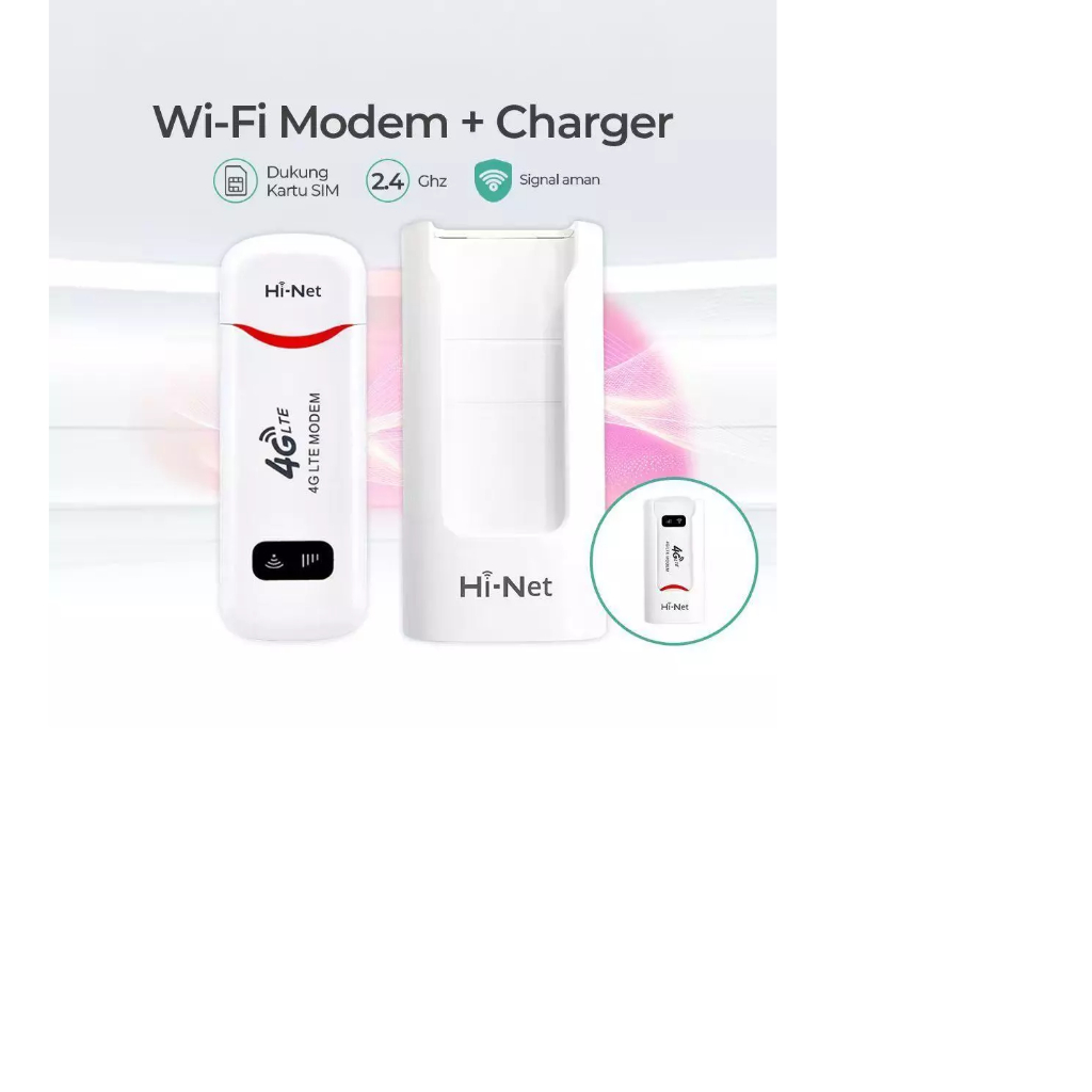 Modem Wifi 4G USB Mifi All Operator Modem + CHARGER  // WIFI USB 4G Dukungan Semua Operator Kartu