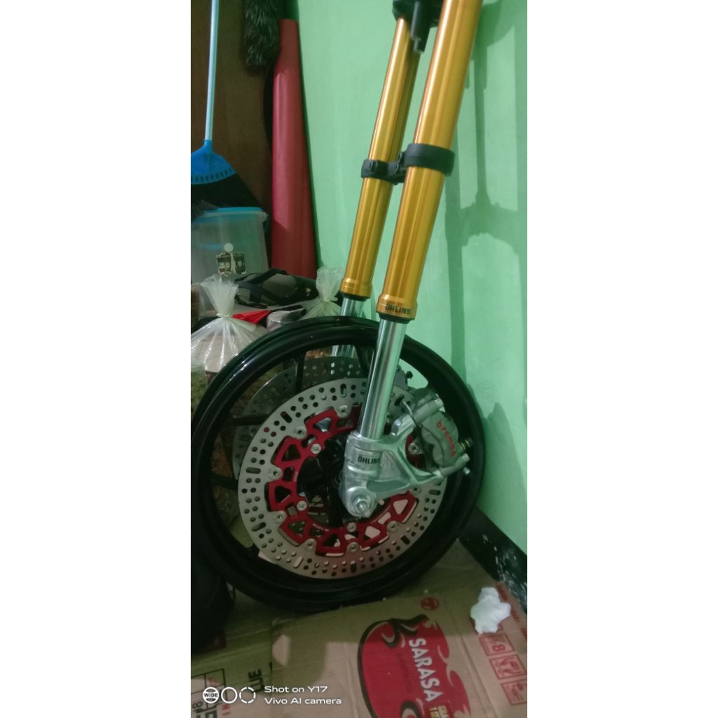 shock upside down kaki kaki Yamaha R15/R25