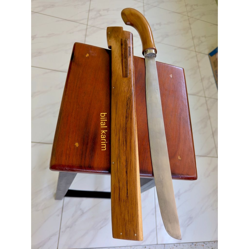 golok tebas .bahan Bering kualitas premium sarung kayu jati galih