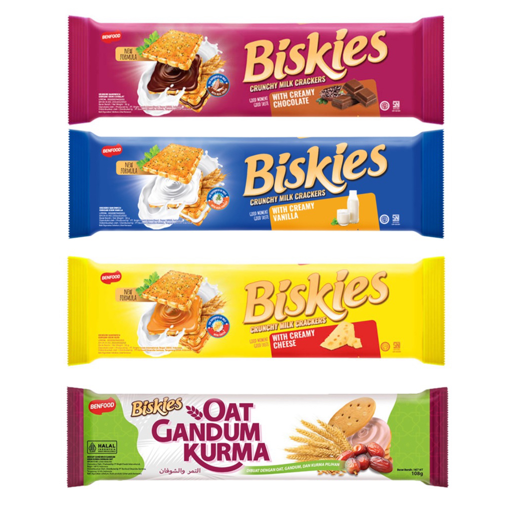 Biskies Sandwich Cracker 96-108 g
