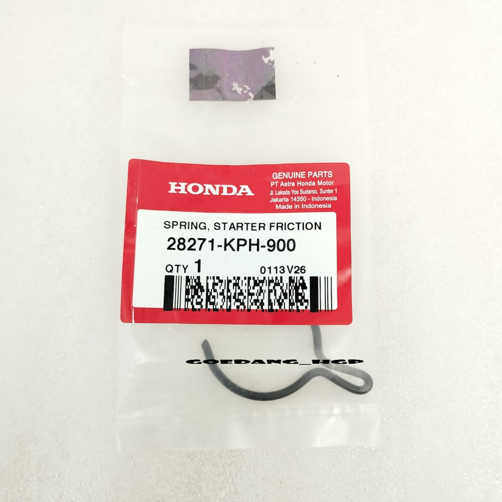 Spring Starter Friction Honda Supra X 125 ORI AHM 28271KPH900