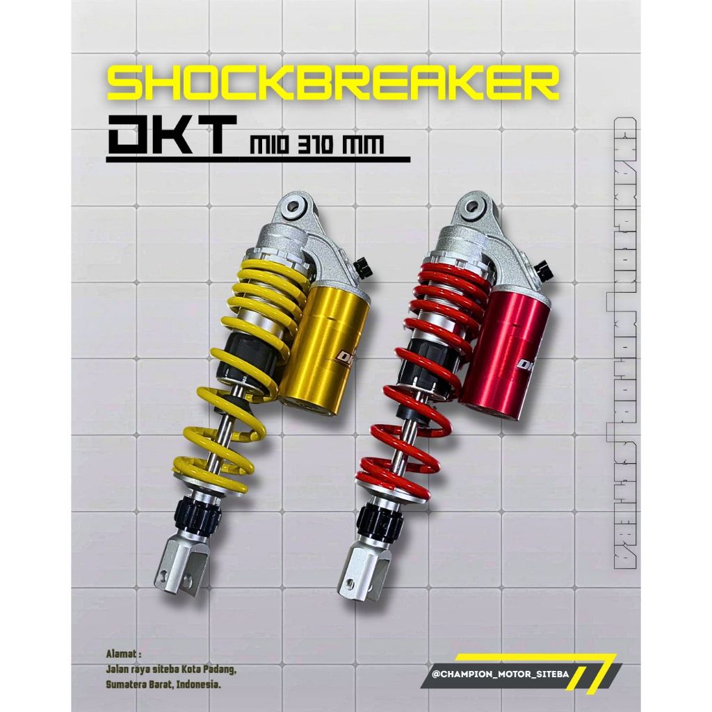 SHOCK SHOCKBREAKER TABUNG ATAS DKT MIO 310MM VND YSS RCB