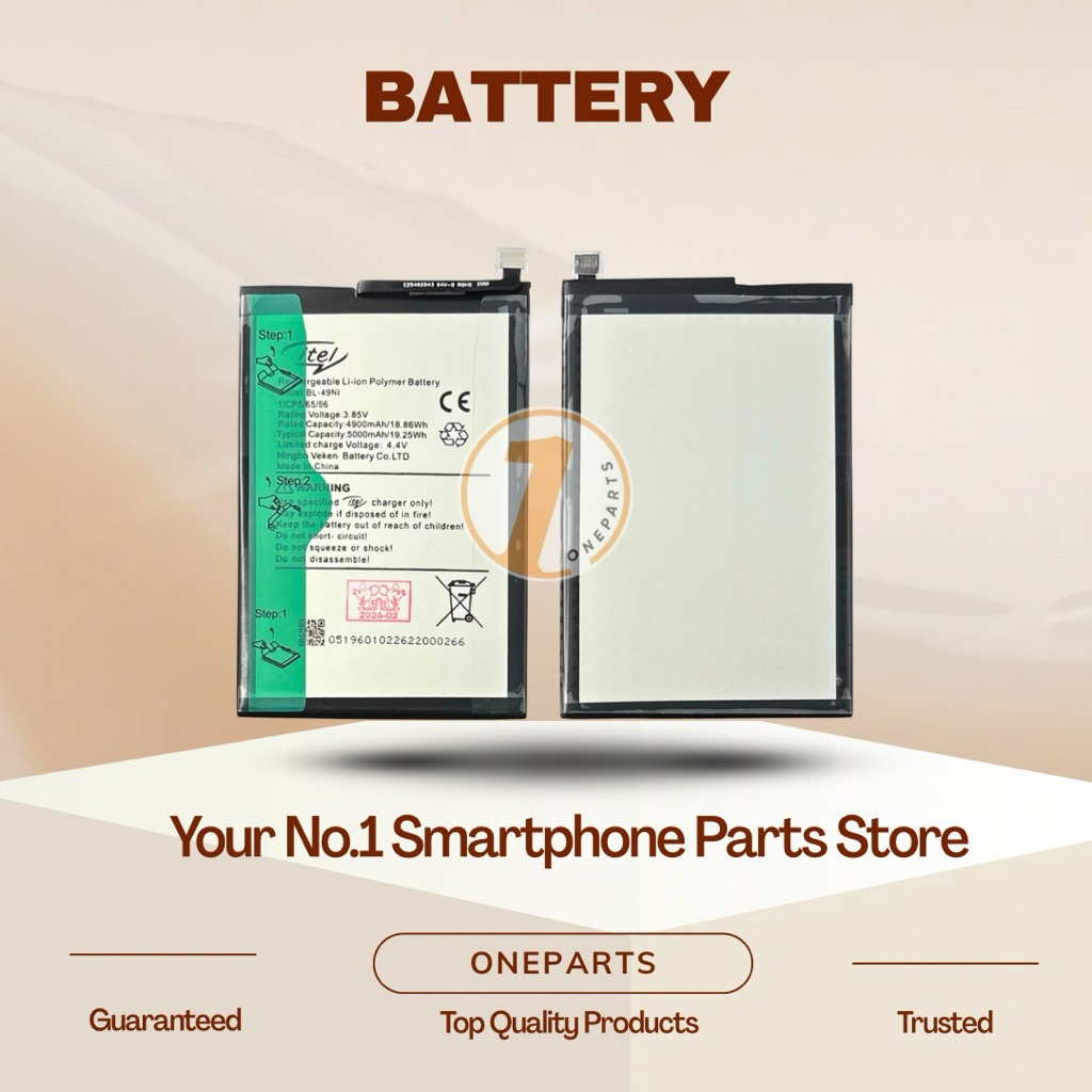 BATTERY BATRE BATERAI ITEL S23 A60 A70 A60S BL-49NI