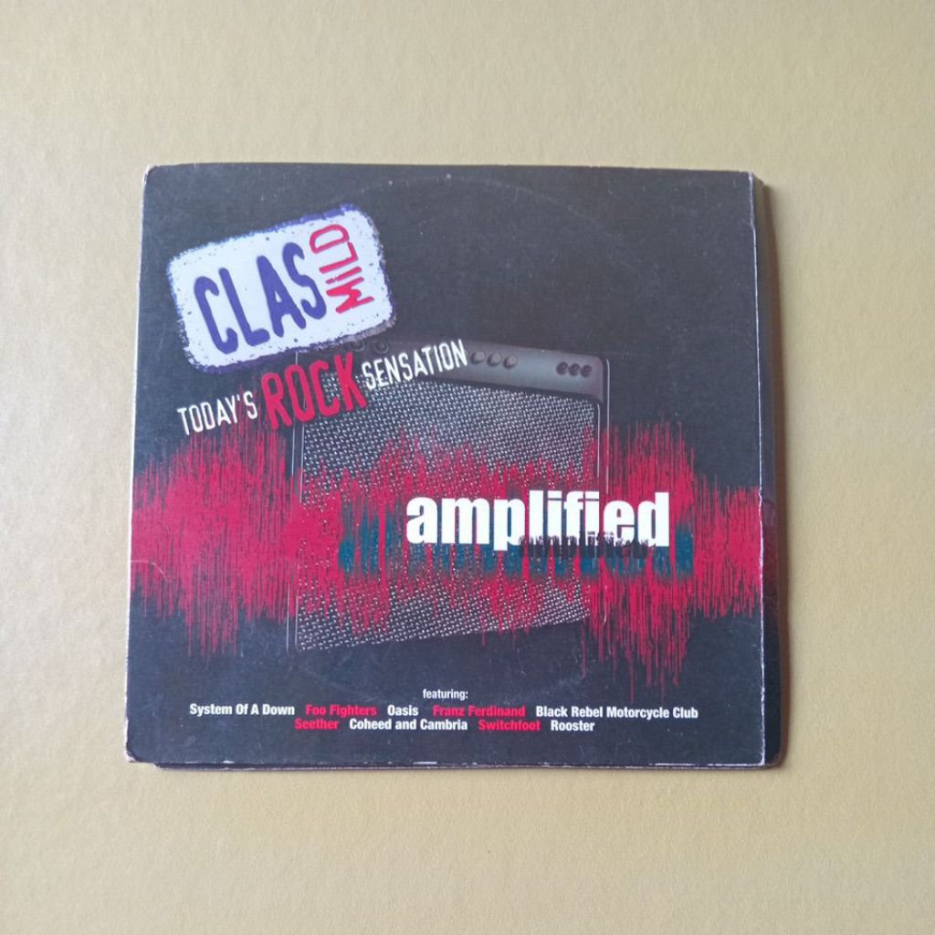 CD Kompilasi Clas Mild Today's Rock Sensation Amplified/2005 sony bmg music entertainment