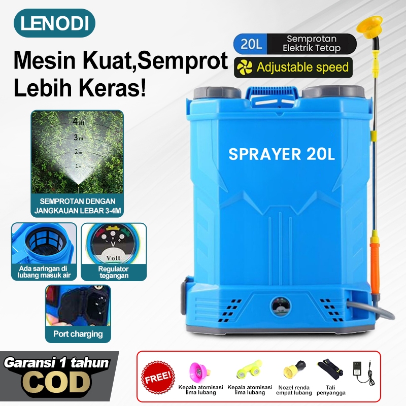 Lenodi SPRAYER ELEKTRIK ESTE779-20 LITER Alat Semprot Tanaman Pertanian/ Elektrik sprayer 20 Liter 8