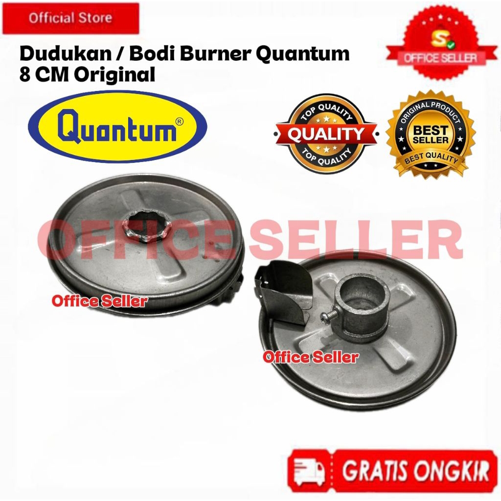 Dudukan Kompor Quantum 8 Cm Original / Bodi Burner Kompor Gas Quantum 8 Cm Original